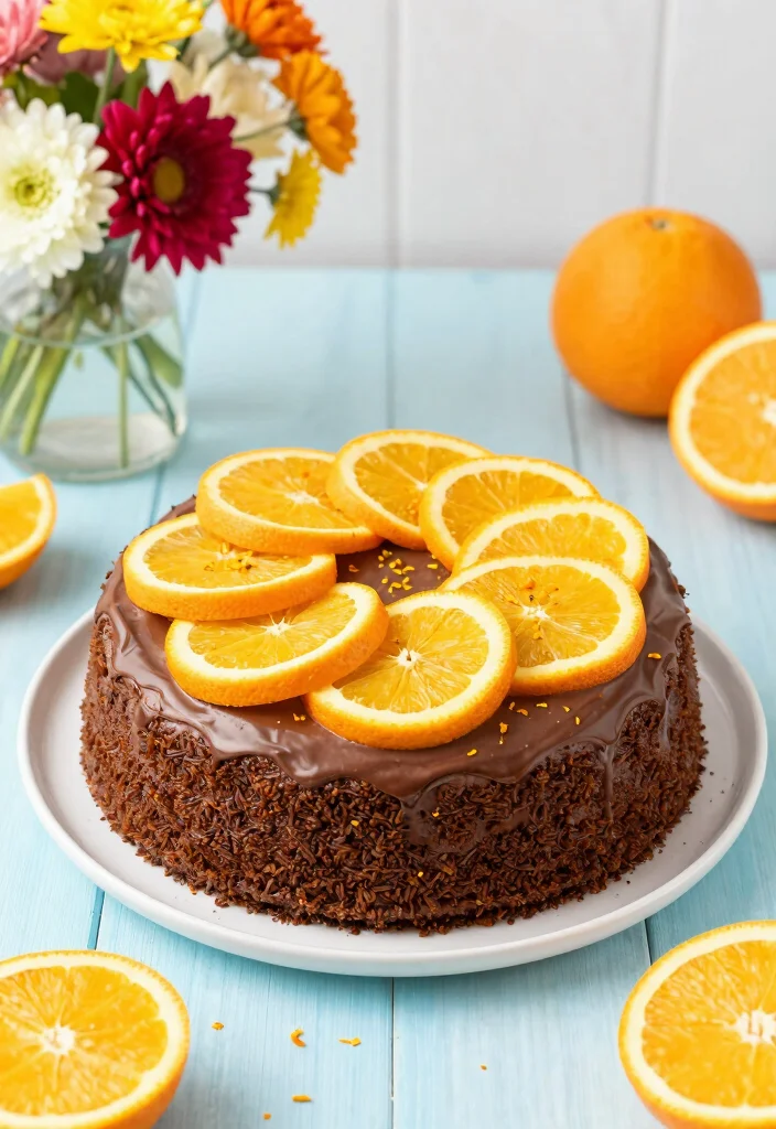 18 Chocolate Poke Cake With Condensed Milk Ideas Ultra Moist - 12. Chocolate Orange Poke Cake 1