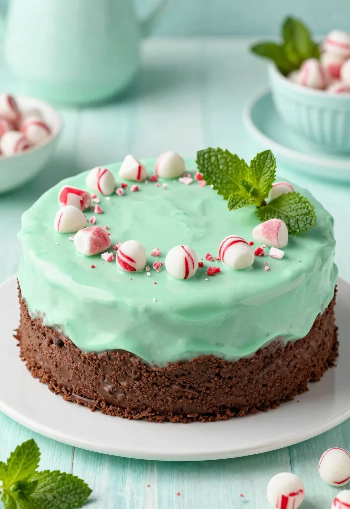 18 Chocolate Poke Cake With Condensed Milk Ideas Ultra Moist - 2. Chocolate Mint Poke Cake 1