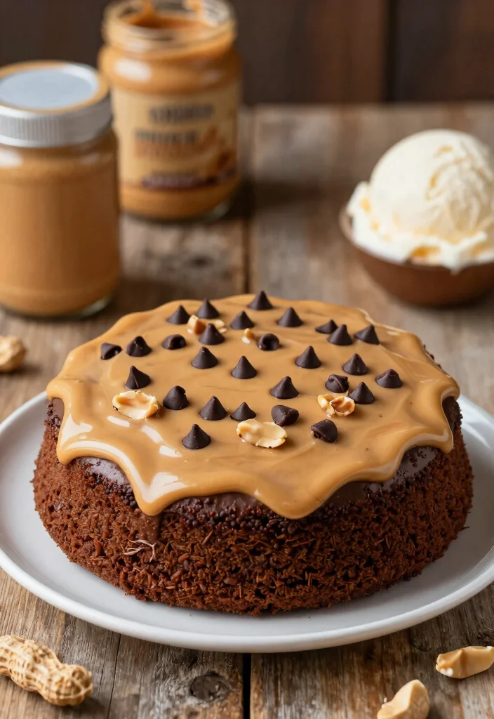 18 Chocolate Poke Cake With Condensed Milk Ideas Ultra Moist - 3. Peanut Butter Lovers' Poke Cake 1
