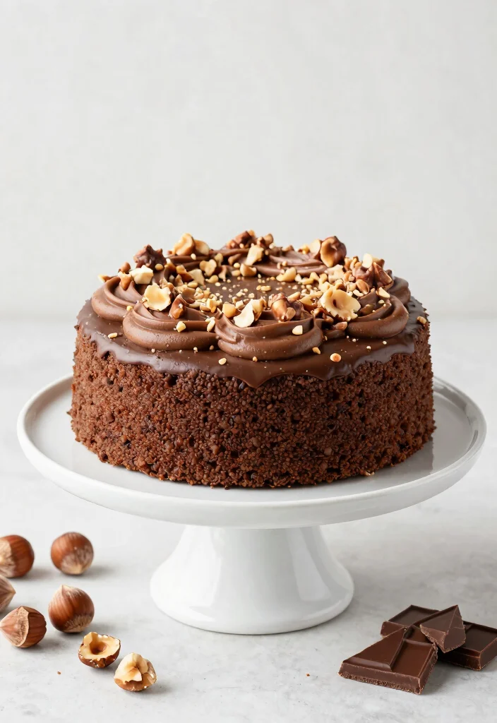 18 Chocolate Poke Cake With Condensed Milk Ideas Ultra Moist - 8. Chocolate Hazelnut Poke Cake 1