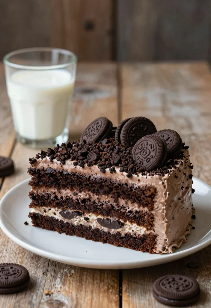 18 Colorful Birthday Cake Ideas: Bright Happy Designs - 13. Cookies and Cream Cake 1