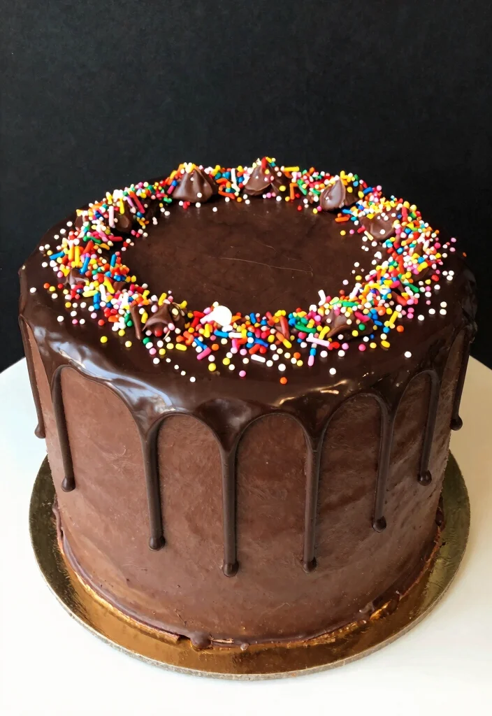 18 Colorful Birthday Cake Ideas: Bright Happy Designs - 5. Chocolate Drip Cake 1