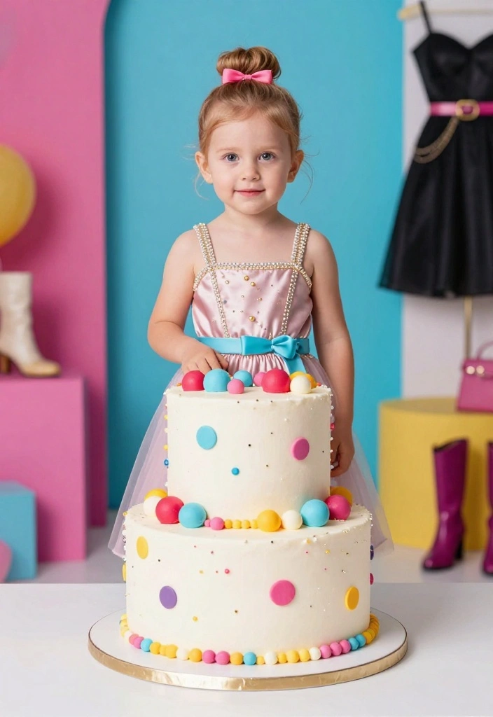 18 DIY Cake Smash Ideas: Easy, Budget-Friendly Fun - 17. Fashionista Fun 1