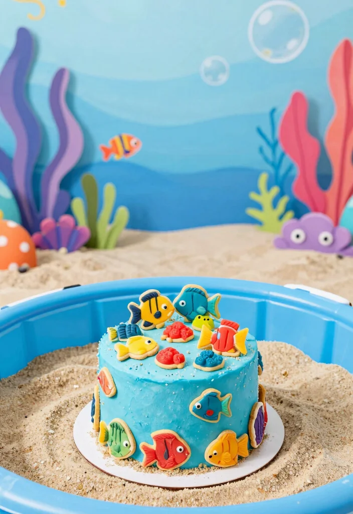 18 DIY Cake Smash Ideas: Easy, Budget-Friendly Fun - 3. Under the Sea 1