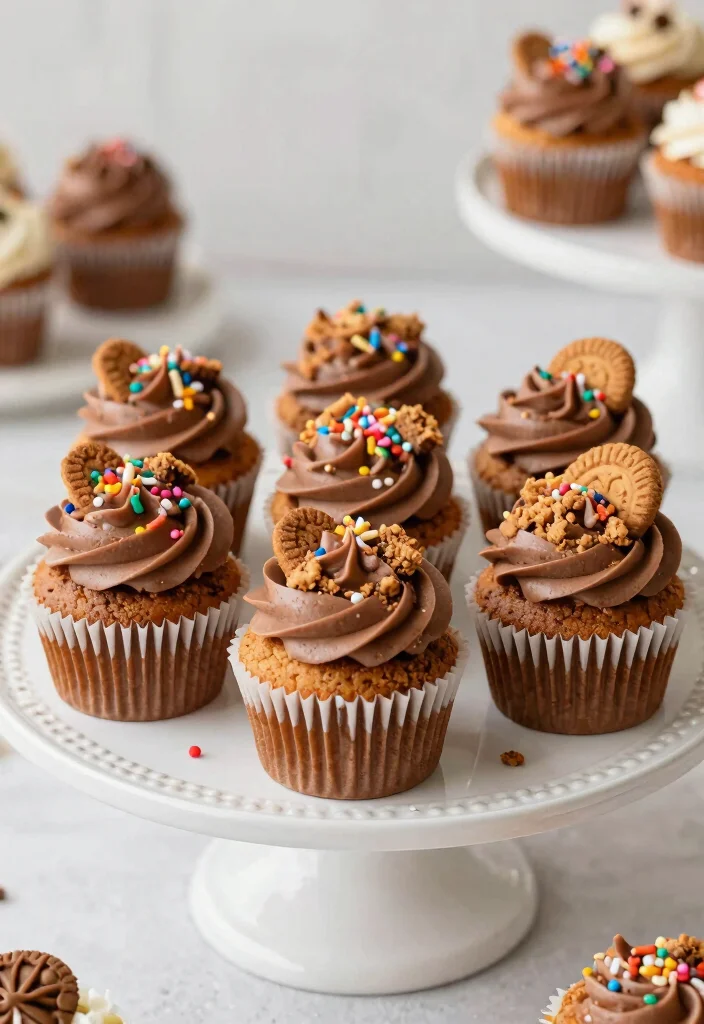 18 Mocha Cookie Crumble Frappuccino Ideas: Coffee Dessert Vibes - 14. Mocha Cookie Crumble Cupcakes 1