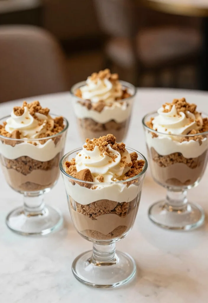 18 Mocha Cookie Crumble Frappuccino Ideas: Coffee Dessert Vibes - 17. Mocha Cookie Crumble Parfaits 1