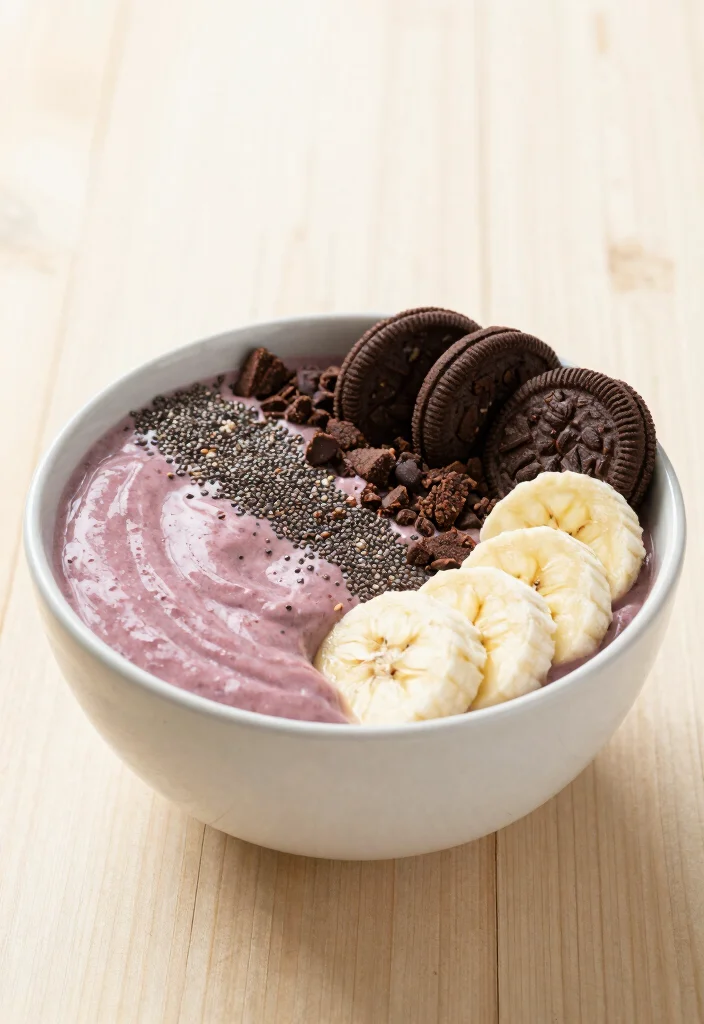 18 Mocha Cookie Crumble Frappuccino Ideas: Coffee Dessert Vibes - 5. Mocha Cookie Crumble Smoothie Bowl 1