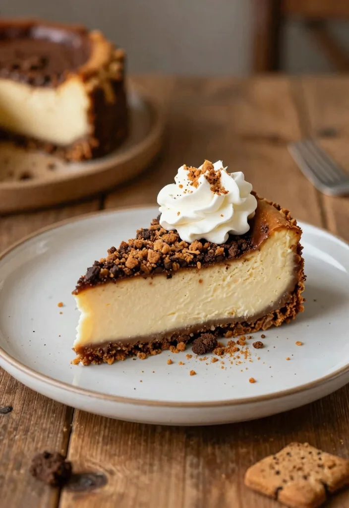 18 Mocha Cookie Crumble Frappuccino Ideas: Coffee Dessert Vibes - 8. Mocha Cookie Crumble Cheesecake 1