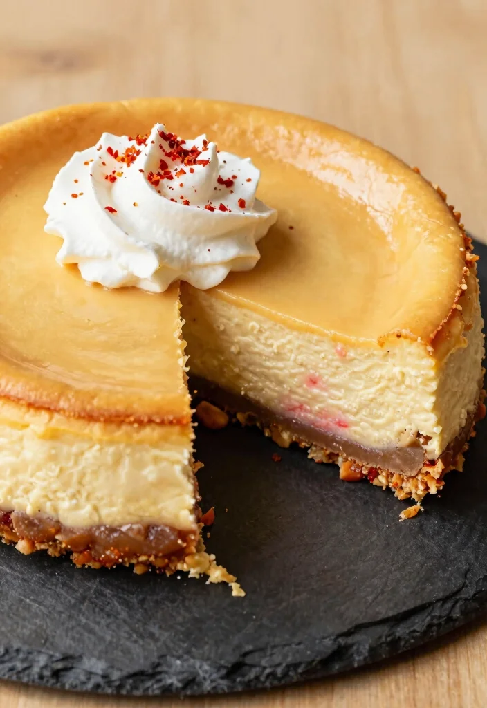 18 Peanut Butter Cheesecake Recipes: Rich Nutty Desserts - 14. Spicy Peanut Butter Cheesecake 1