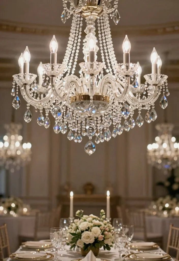 15 Chandelier With Flowers Ideas That Look Dreamy & Elegant - 13. Elegant Crystal and Floral Fusion 1