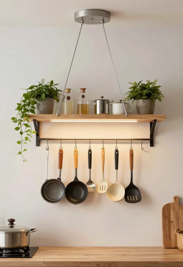 15 Modern Kitchen Chandelier Ideas With Statement Glow - 11. Multi-Functional Chandeliers 1