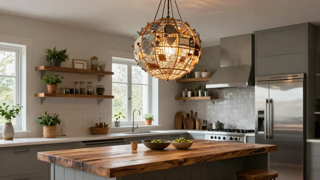 15 Modern Kitchen Chandelier Ideas With Statement Glow