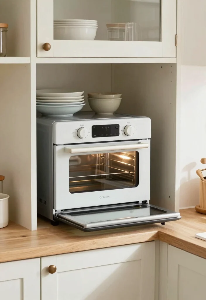 15 OTG Unit in Kitchen Ideas With Smart Placement - 13. Corner Cupboard OTG 1