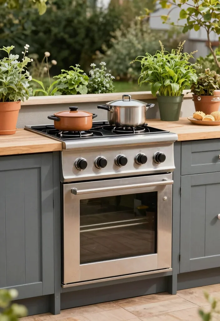 15 OTG Unit in Kitchen Ideas With Smart Placement - 15. Outdoor Kitchen OTG Setup 1