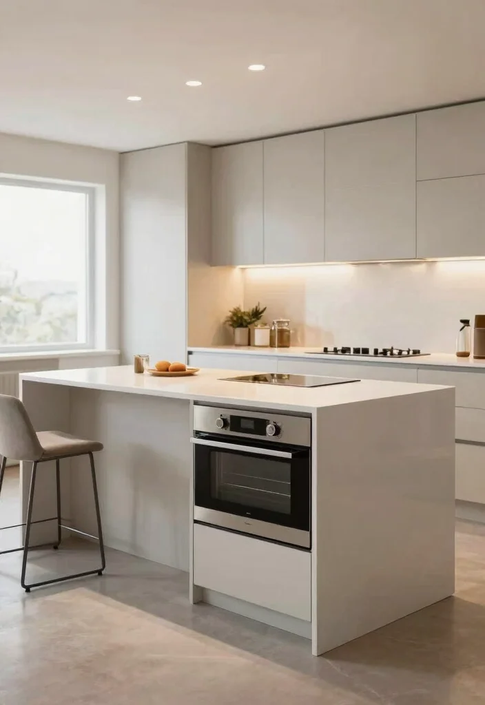 15 OTG Unit in Kitchen Ideas With Smart Placement - 3. Multi-Functional Island 1