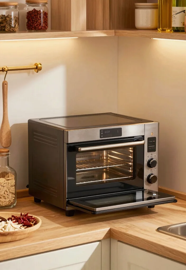 15 OTG Unit in Kitchen Ideas With Smart Placement - 8. Corner OTG Placement 1