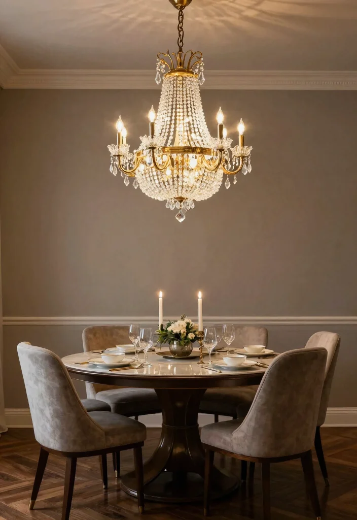 15 Retro Table Lamp Ideas With Vintage Flair - 13. Retro Chandelier Table Lamps 1