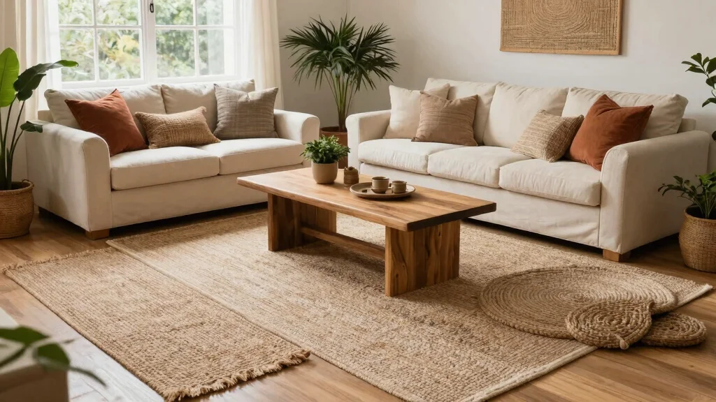 16 Jute Carpet Living Room Ideas With Cozy Natural Texture