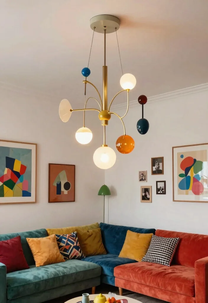 16 Plug In Chandelier Ideas With Easy Elegant Lighting - 12. Artistic Multi-Light Chandelier 1