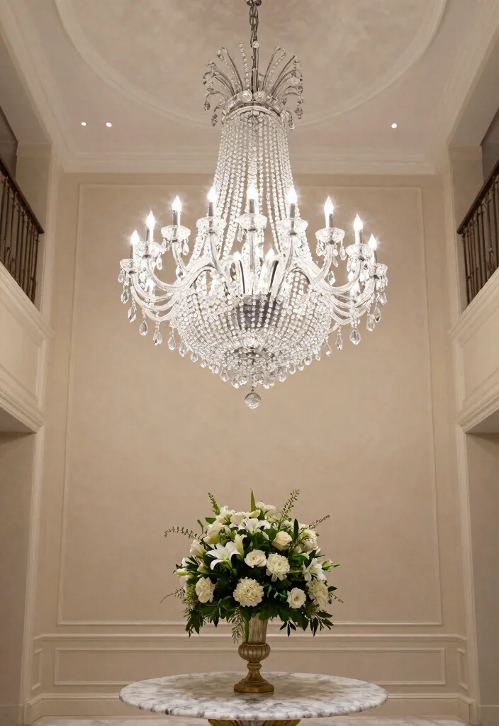 17 Red Carpet Home Decor Ideas With Glam Hollywood Vibes - 1. Opulent Chandeliers 1