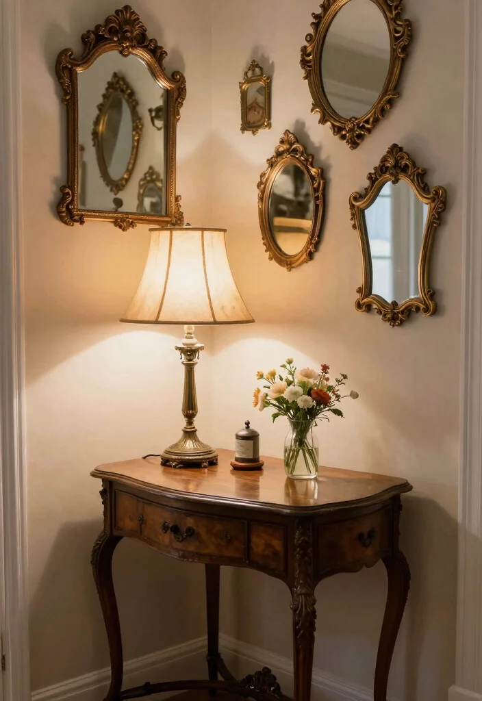 17 Red Carpet Home Decor Ideas With Glam Hollywood Vibes - 10. Antique Finds 1