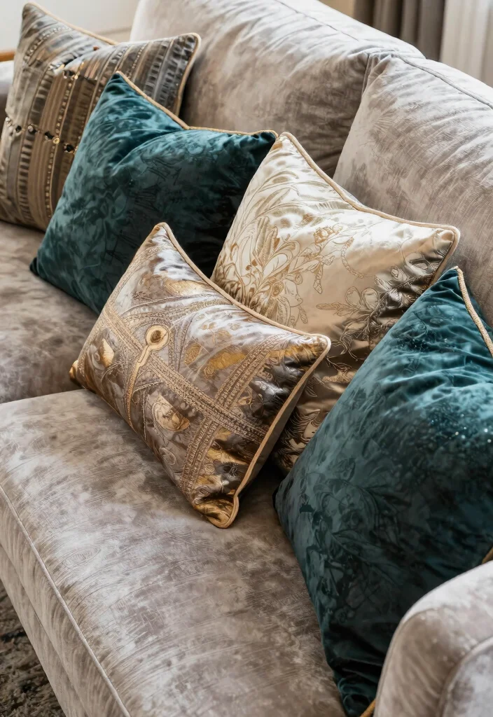 17 Red Carpet Home Decor Ideas With Glam Hollywood Vibes - 11. Decorative Pillows 1