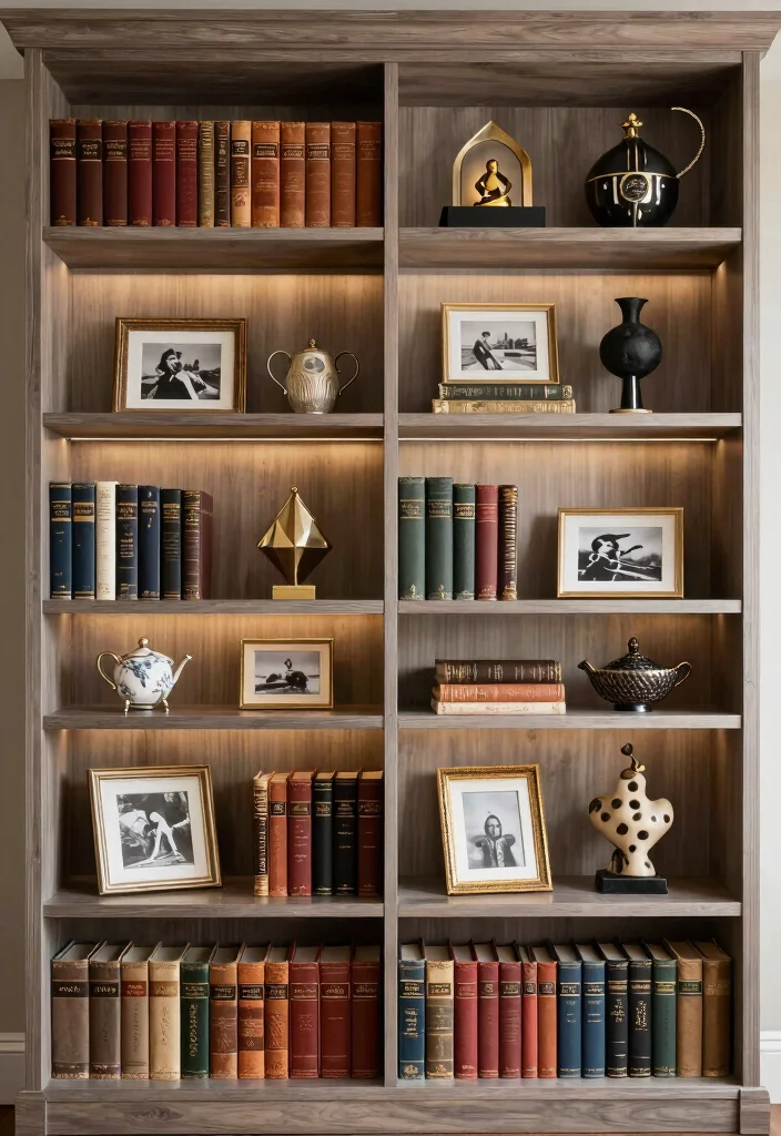 17 Red Carpet Home Decor Ideas With Glam Hollywood Vibes - 12. Custom Bookcases 1