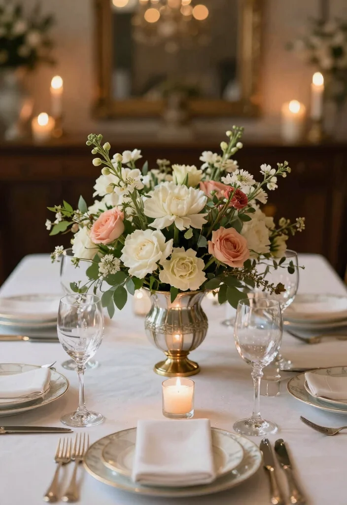 17 Red Carpet Home Decor Ideas With Glam Hollywood Vibes - 15. Elegant Centerpieces 1