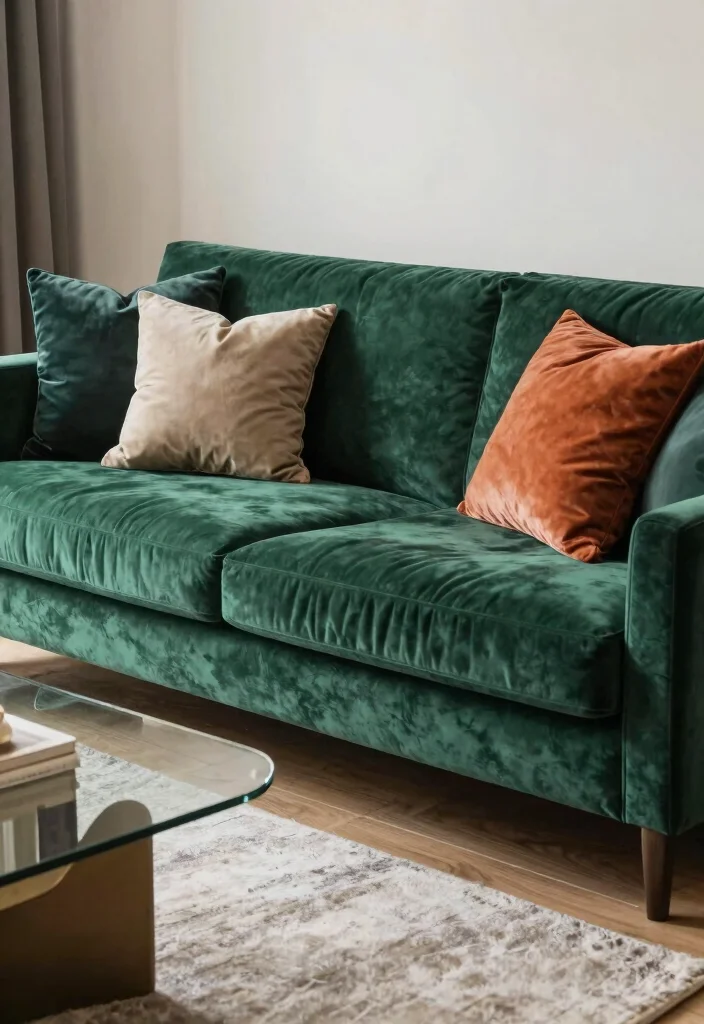 17 Red Carpet Home Decor Ideas With Glam Hollywood Vibes - 2. Plush Velvet Fabrics 1