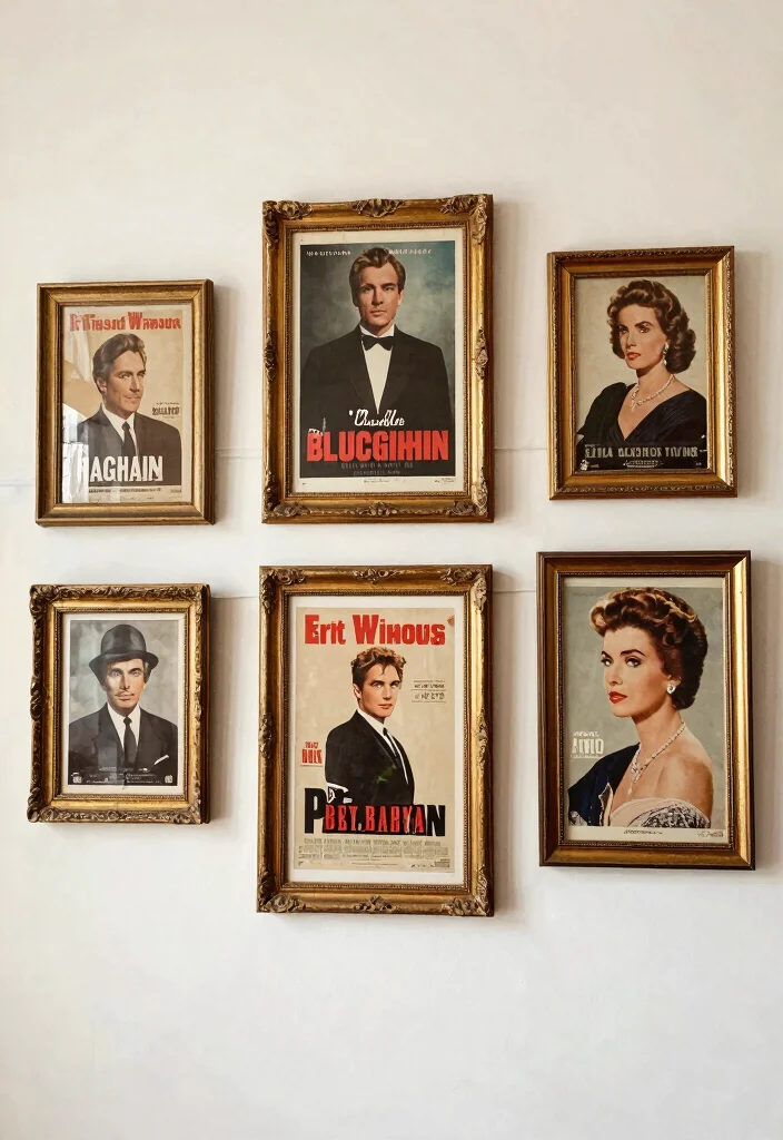 17 Red Carpet Home Decor Ideas With Glam Hollywood Vibes - 5. Vintage Artwork 1