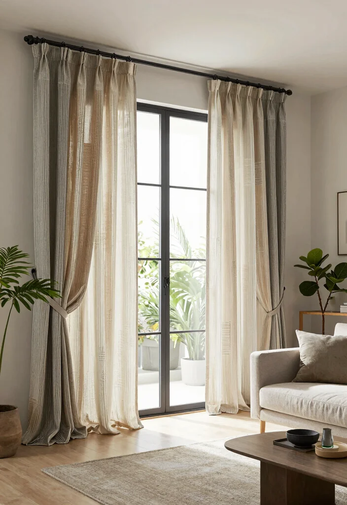 17 Sliding Door Curtains 2026 Trending Ideas That Flow Beautifully - 17. Recycled Fabrics: Eco-Conscious Choices 1