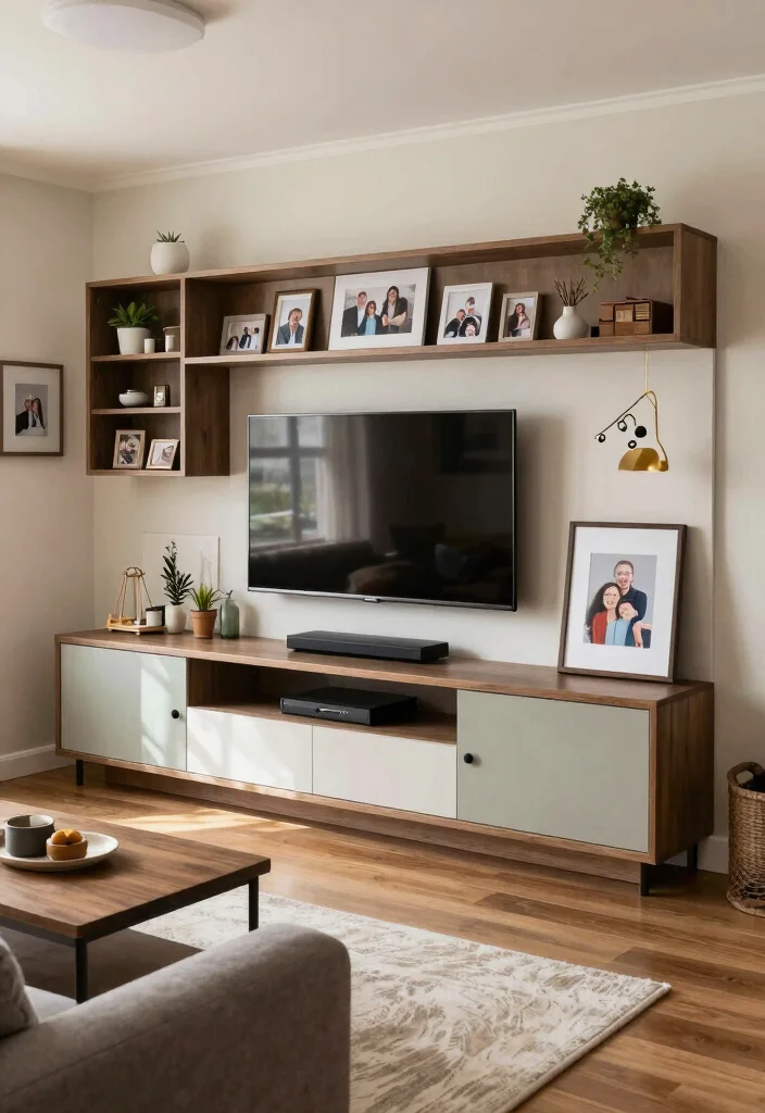 17 Wall TV Unit Design 2026 Trending Ideas That Elevate Your Living Room - 10. Personalized Wall Units 1