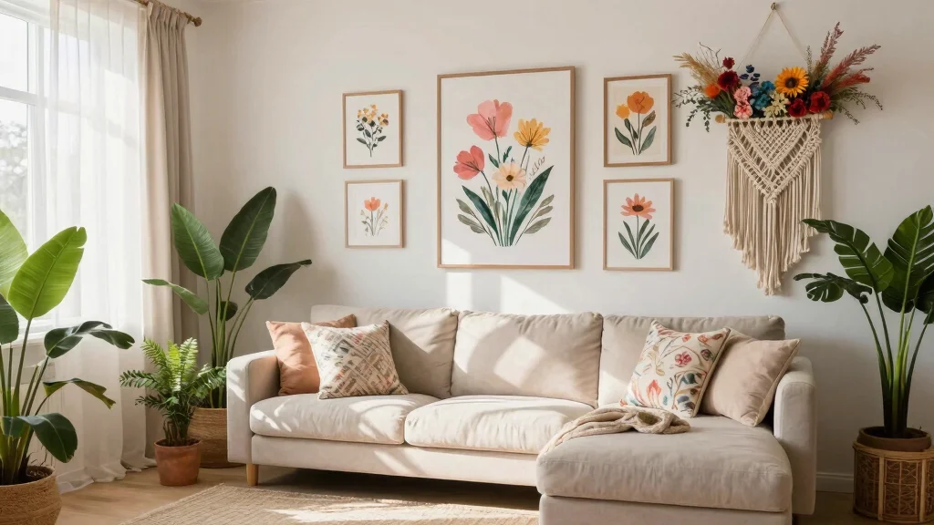 18 Floral Wall Decor Ideas That Add Romantic Touch