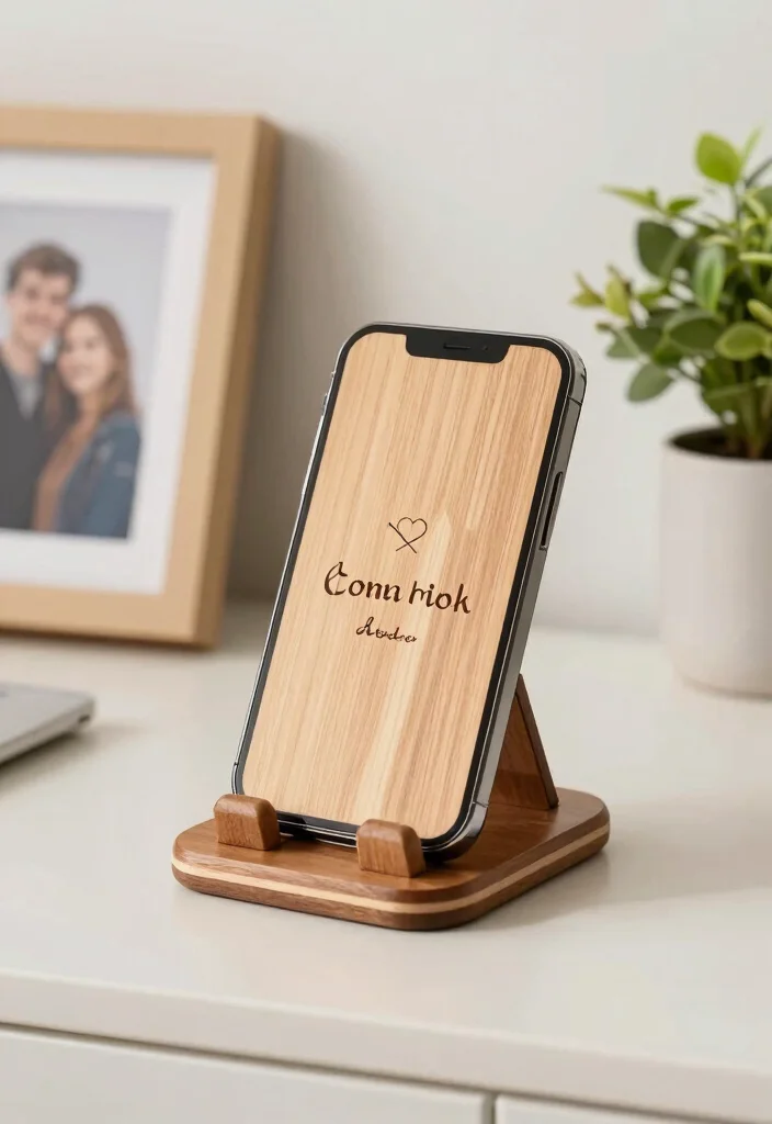 18 Phone Stand Design Ideas That Look Sleek & Creative - 16. Customizable Stands 1