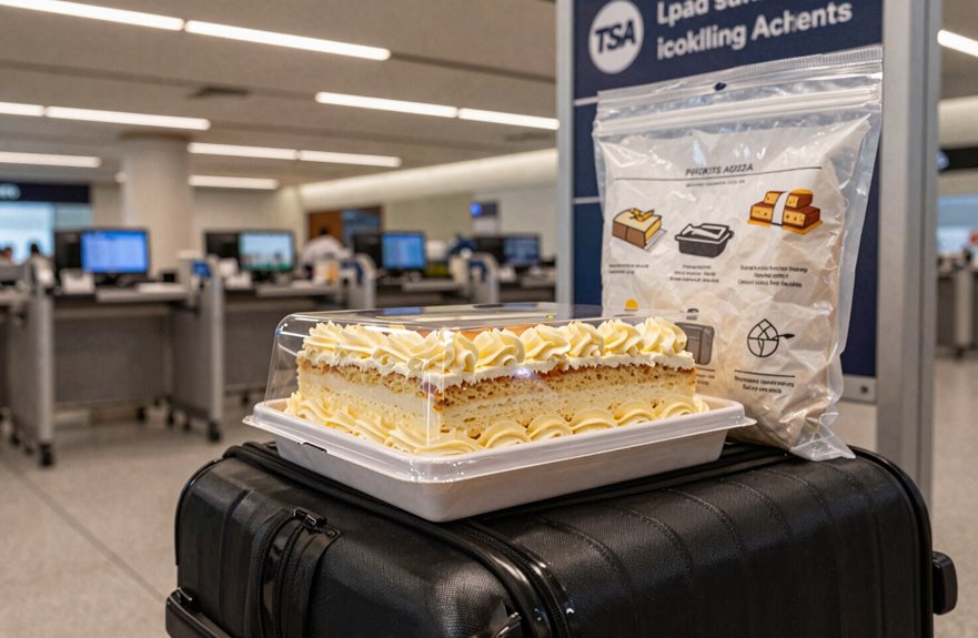 How to Carry Cake on a Plane Using TSA Rules and Packing Tips 2 cake fits frosting counts liquids