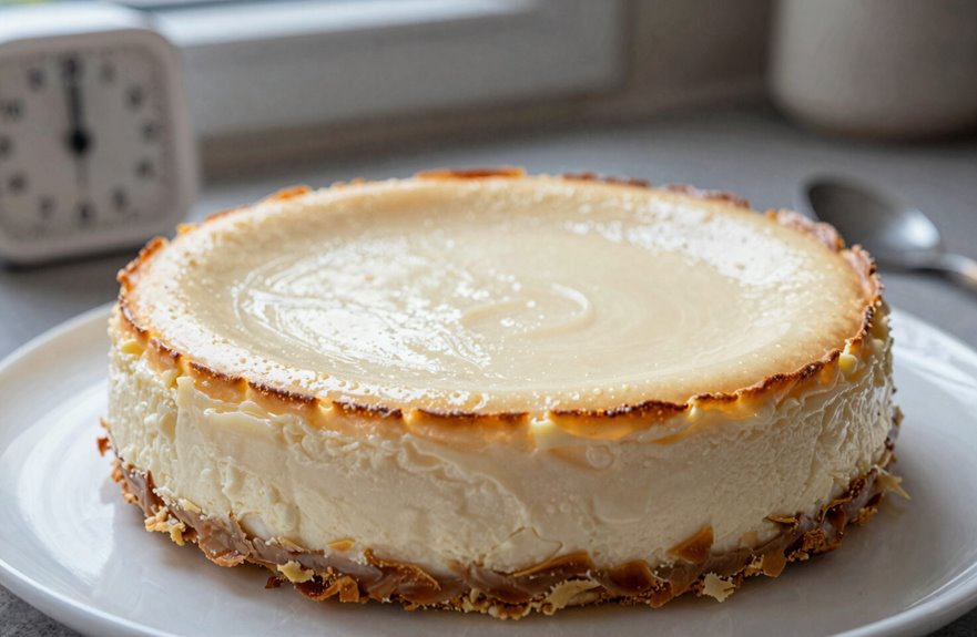 slow cooling preserves cheesecake texture